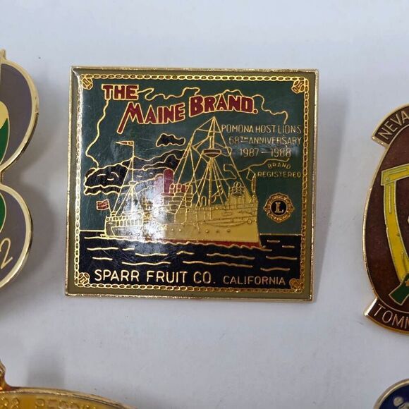 LIONS CLUB INTERNATIONAL SOUTHERN CALIFORNIA LOT OF 6 PINS VINTAGE 1" TO 3" - Picture 4 of 7
